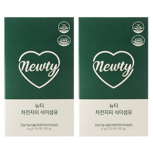랩앤뷰티 뉴티 차전자피 식이섬유, 180g, 2개