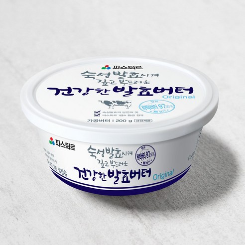파스퇴르 건강한 발효버터 오리지널, 200g, 1개