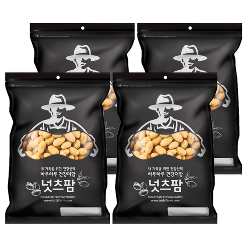 넛츠팜 꿀땅콩, 1kg, 4개