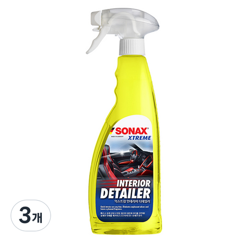 소낙스 익스트림 인테리어 디테일러 분무기형, 750ml, 3개