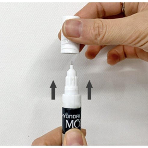 현대모비스 순정 컬러 붓 펜 페인트 현대 기아 전용 실사용 후기 | 효과 있을까? - 상품 이미지 3