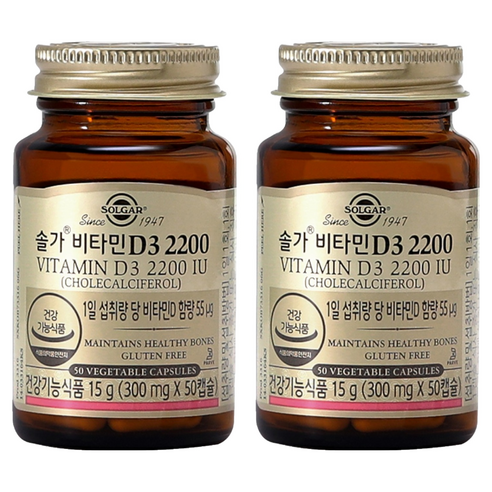솔가 비타민D3 2200 50정, 2개 이미지