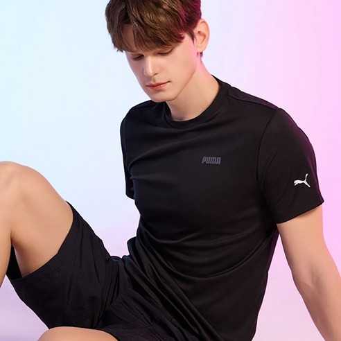 푸마바디웨어 남성용 클린 프레쉬 언더 티셔츠 이미지 2