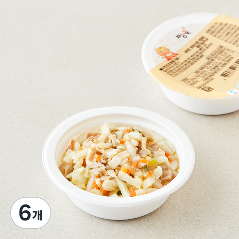 짱죽 반찬 베이컨 감자 볶음, 100g, 6개