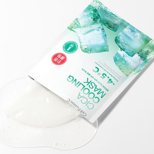 셀퓨전씨 시카 쿨링 마스크 5p + 시카쿨링패드 10p 이미지 2