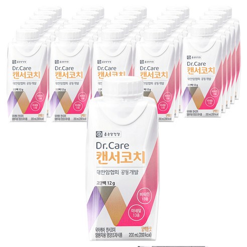종근당건강 닥터케어 캔서코치 암환자 영양식 200ml, 36개 솔직 후기 | 실사용자 리뷰 분석 썸네일