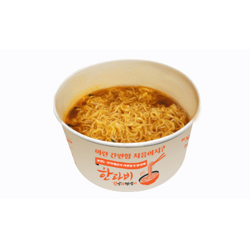 한라비 전자레인지용 종이 라면 용기 YP-1350 이미지 2