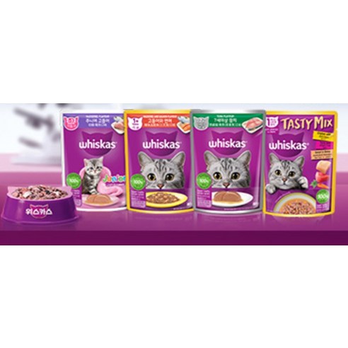 위스카스 어덜트 고양이 습식사료 이미지 4