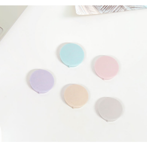 마그피아 파스텔 원형 메모자석홀더 중 30p 세트 후기 분석 - 민트 컬러 상세