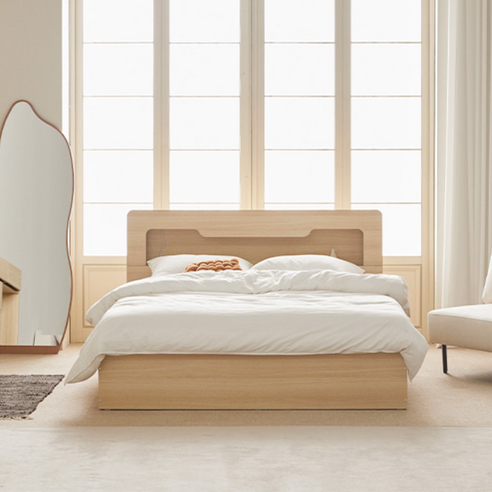 파로마 아몬드 수납 헤드 평상형 침대 + 본넬 라텍폼스 20t 매트리스 세트 방문설치 후기 분석 - 매트리스 단면 상세