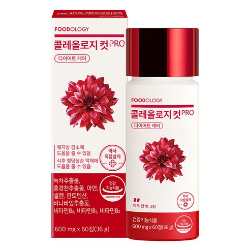푸드올로지 콜레올로지 컷 프로 36g 60정, 1개 맛있게 먹은 솔직 후기 썸네일
