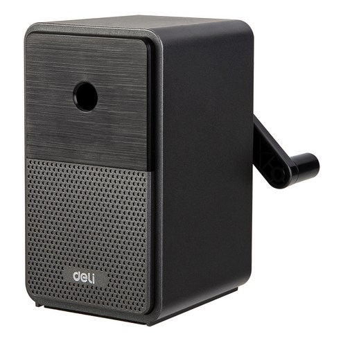 델리 5단 심조절 레트로 연필깎이, 다크그레이, 1개