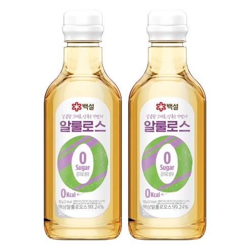 백설 제로 칼로리 알룰로스, 700g, 2개