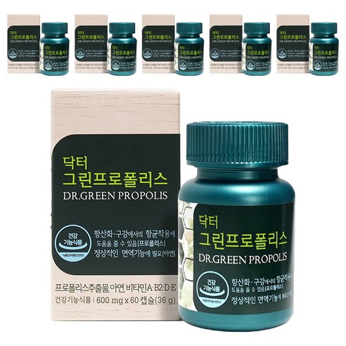 에이치엘사이언스 닥터 그린프로폴리스, 60정, 6개