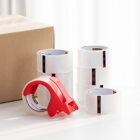 스카치 포장용 테이프 3650 세트 후기 분석 - 박스 포장 활용 이미지