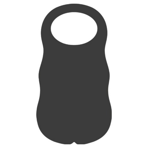 소프런 SHARP 일회용 앞치마, 블랙, 100개