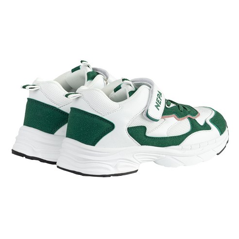 네파키즈 HYPE 23 운동화 KLGEC60 후기 분석 - 후면 로고 디자인