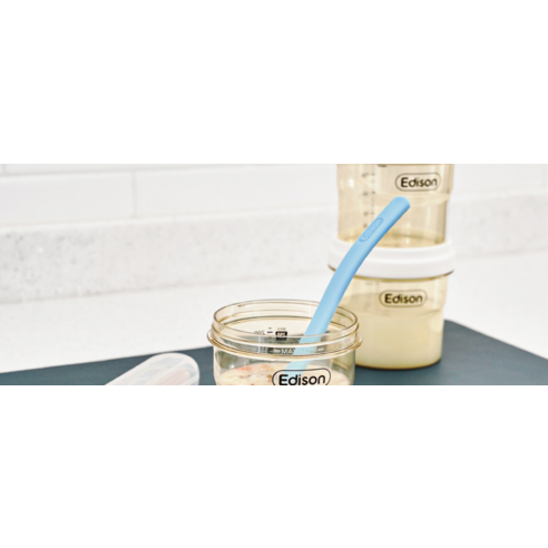 아이의 건강한 식습관, 에디슨 이유식 스푼과 함께 시작하세요