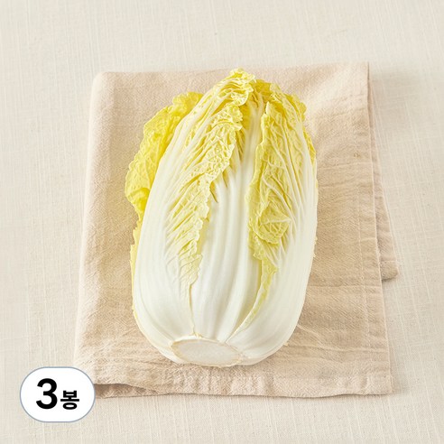 유기농 알배기배추, 400g, 1입, 3봉