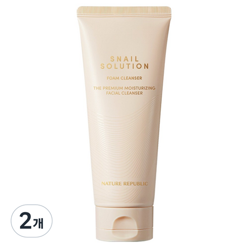 네이처리퍼블릭 스네일 솔루션 폼클렌징, 150ml, 2개