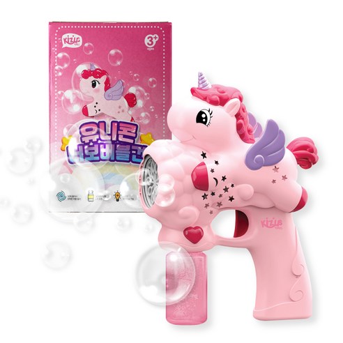 키저스 유니콘 터보 자동 버블건 육아맘 솔직 후기 | 실사용 리뷰 - 상품 이미지 1