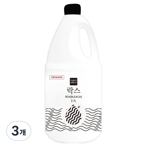 가성비가브랜드다 락스, 2.1L, 3개