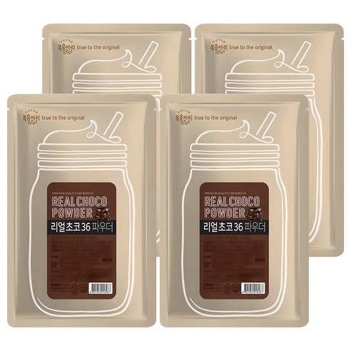 복음자리 리얼초코 36 파우더, 500g, 4개, 1개입