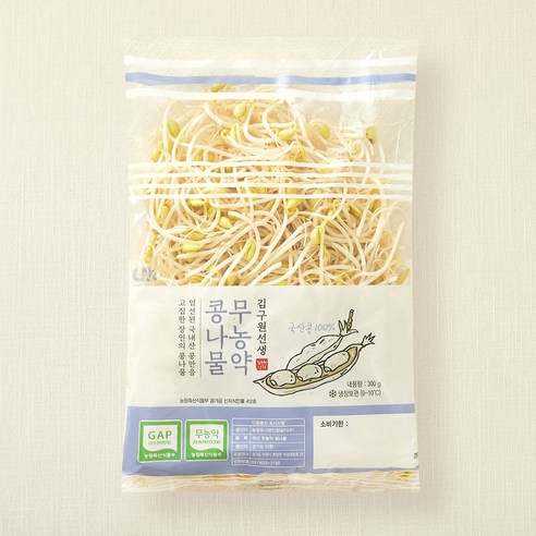 김구원선생 무농약 인증 콩나물, 300g, 1개