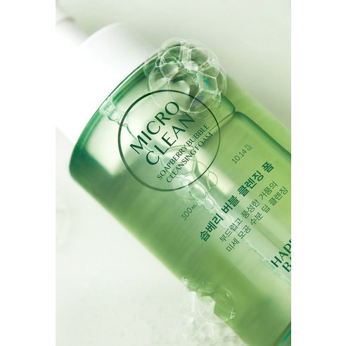 해피바스 마이크로 클린 솝베리 버블 클렌징 폼 솔직 후기 | 실사용자 리뷰 분석 - 상품 이미지 3