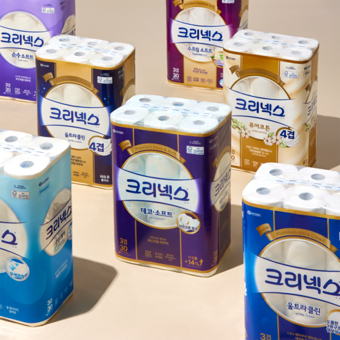 크리넥스 3겹 데코 앤 소프트 와이드 천연펄프 고급롤화장지 솔직 후기 | 실사용자 리뷰 분석 - 상품 이미지 3