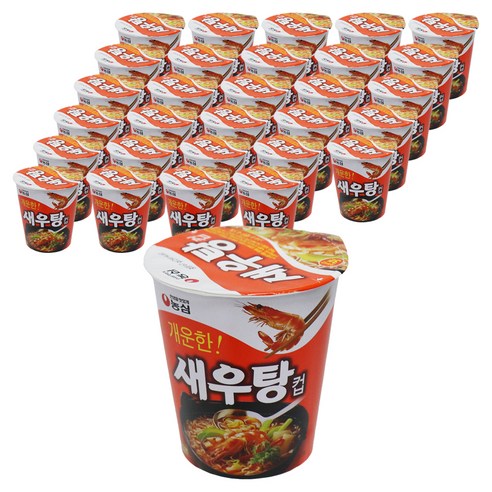 새우탕 컵라면 소 67g, 30개