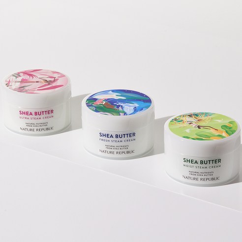 네이처리퍼블릭 쉐어버터 모이스트 스팀 크림 중건성용 후기 분석 - 성분 구성 안내