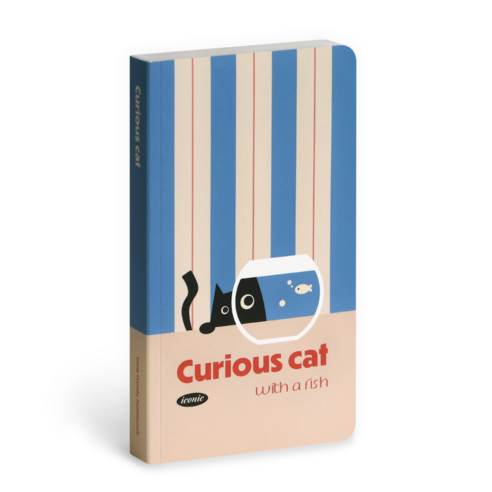 아이코닉 슬로우 핸디노트 104매, 06CURIOUSCAT, 1개