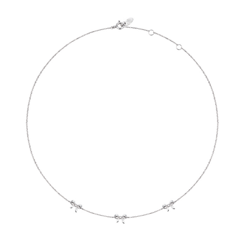 로즈몽 실버 리본 목걸이, 당신의 아름다움을 완성하는 찬란한 선택