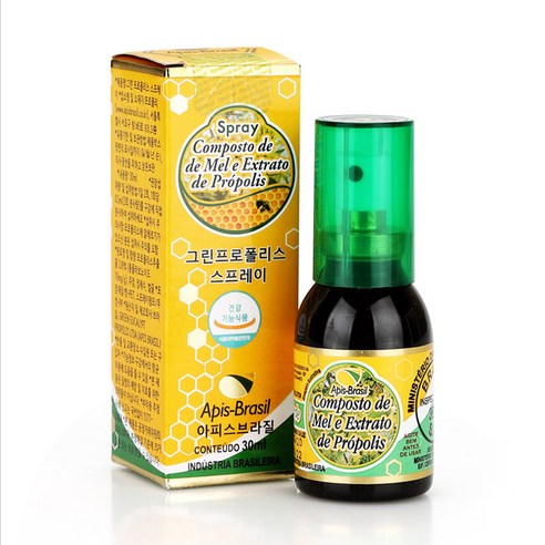 아피스브라질 그린 프로폴리스 스프레이 30ml, 1개 이미지 2