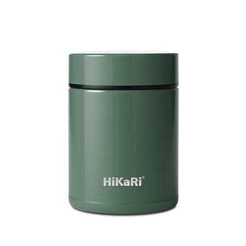 HiKaRi 미니 죽통 푸드자, 카키, 200ml, 1개