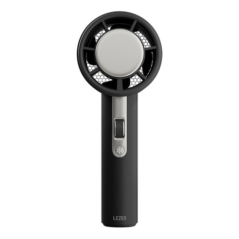 르젠 BLDC 저소음 급속냉각 아이스 터보 휴대용선풍기, 코스믹 블랙, LZMF-UC100