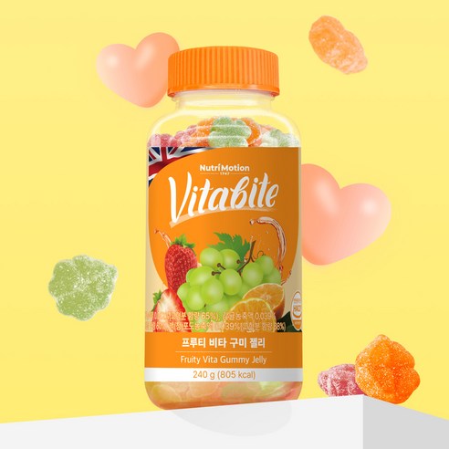 비타바이트 과일맛 멀티 비타 구미젤리 80개입 240g, 1개 이미지 2