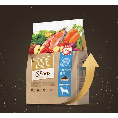 ANF 생후 4개월 이상 인도어 독 식스프리 건식사료 이미지 2