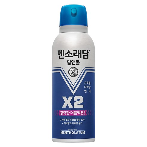 멘소래담 딥앤쿨 에어로솔 스프레이파스 150ml 1개입, 2개 실사용 후기 | 효과 있을까? - 상품 이미지 2