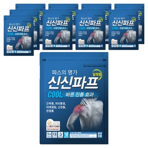 신신파스 신신제약 신신파프 쿨 파스, 5개입, 10개