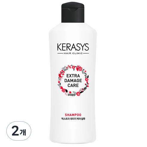 케라시스 엑스트라 데미지 케어 샴푸, 180ml, 2개