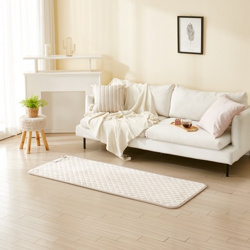 더안 EMF 극세사 탄소매트 전기요 JJ-1200, 소(70 x 180 cm)