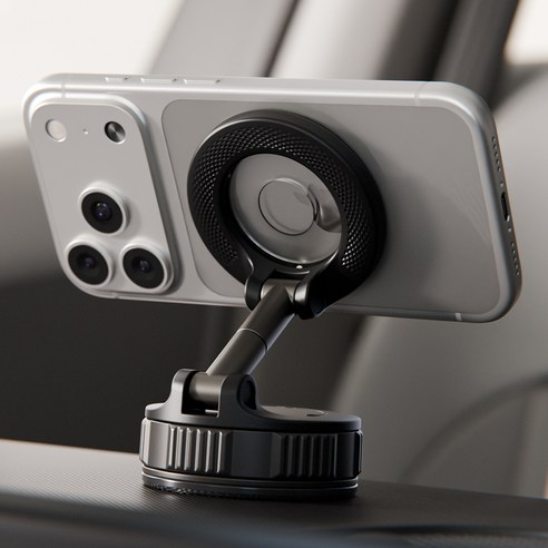 신지모루 맥세이프 360도 M 다이얼 에어락 접이식 진공 흡착 차량용 거... 실사용 후기 | 효과 있을까? 썸네일