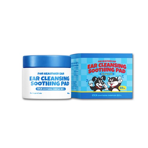 붐붐포 반려동물 이어 클렌징 귀 세정제 수딩 패드 이미지 2