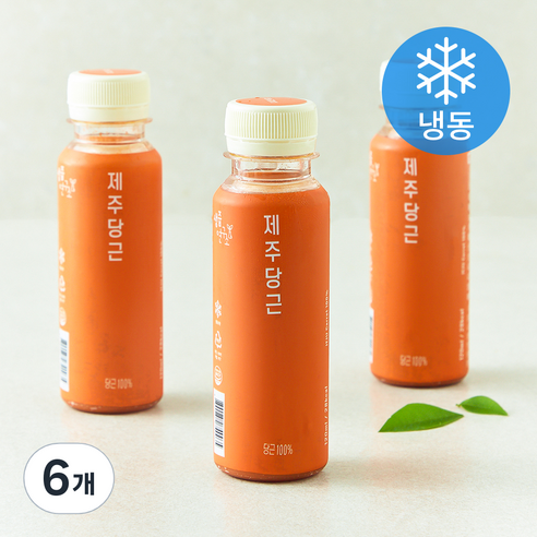 생즙연구소 제주당근주스 (냉동), 6개, 120ml