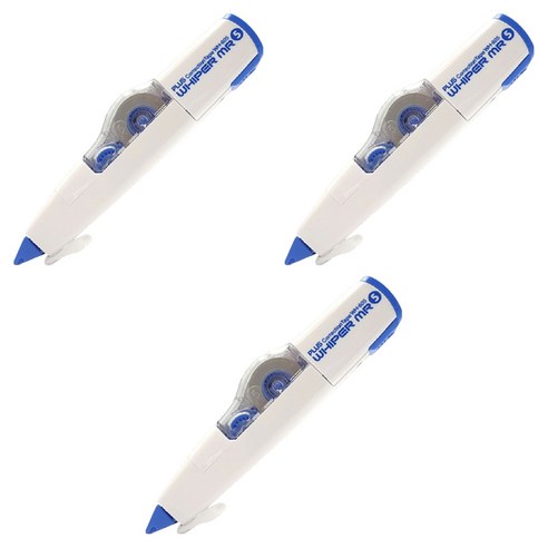 플러스 수정테이프 WH-605, 블루, 3개