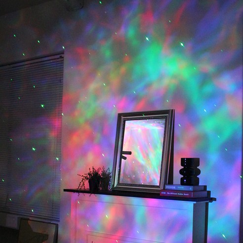 밤하늘을 담은 루아즈 미니 우주인 오로라 무드등, 꿈결 같은 휴식을 선물하세요.