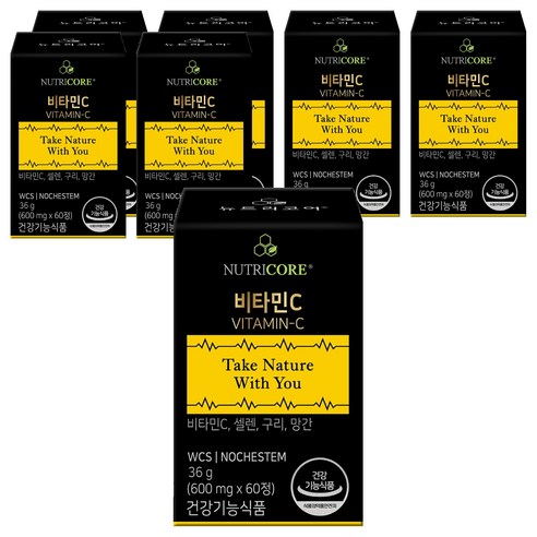 뉴트리코어 비타민C, 60정, 7개