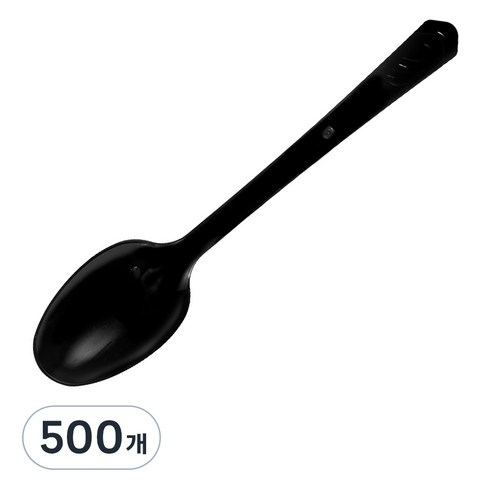 코멧 일회용 숟가락 블랙, 1개입, 500개